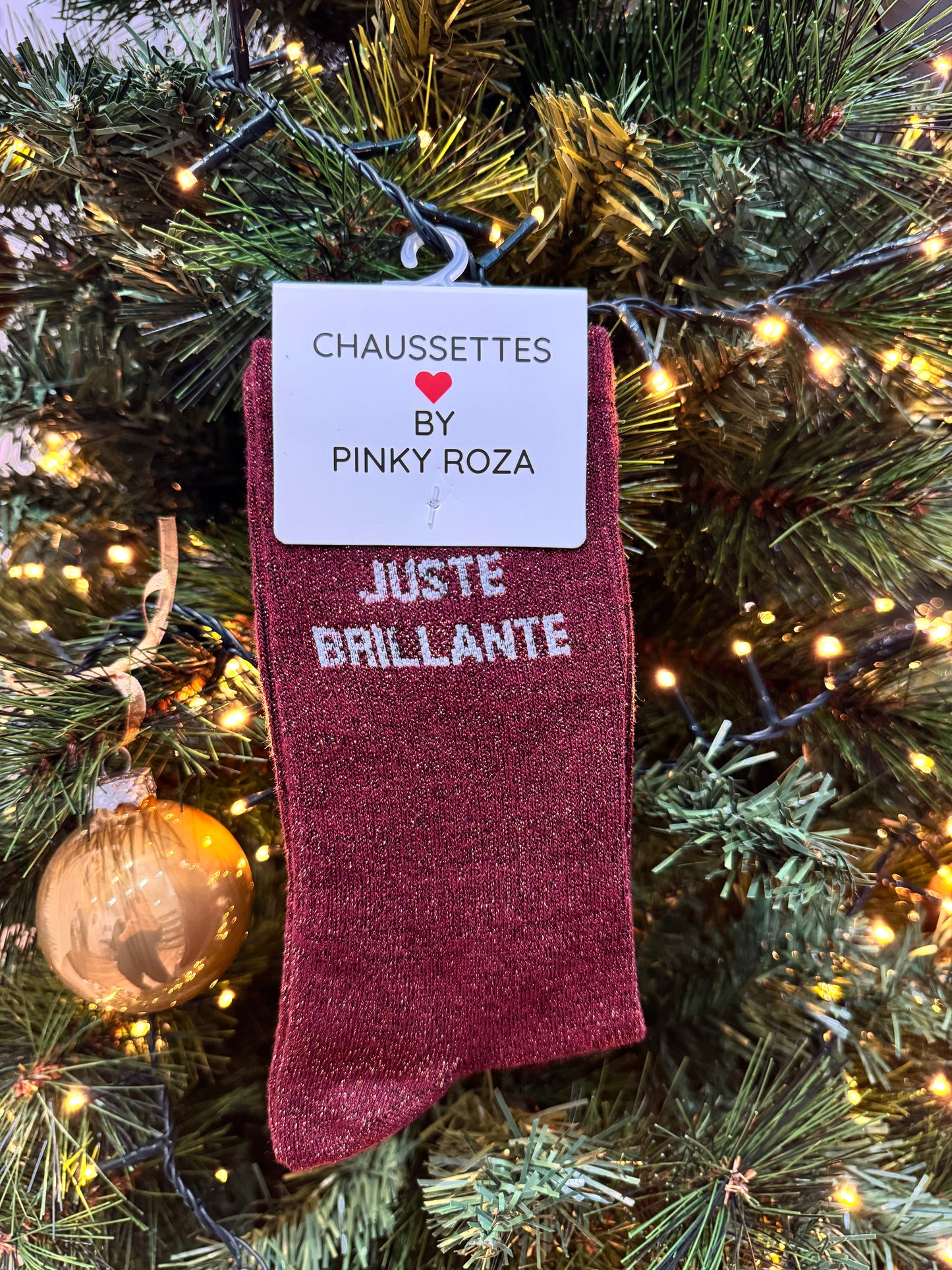 Chaussettes "Juste brillante"
