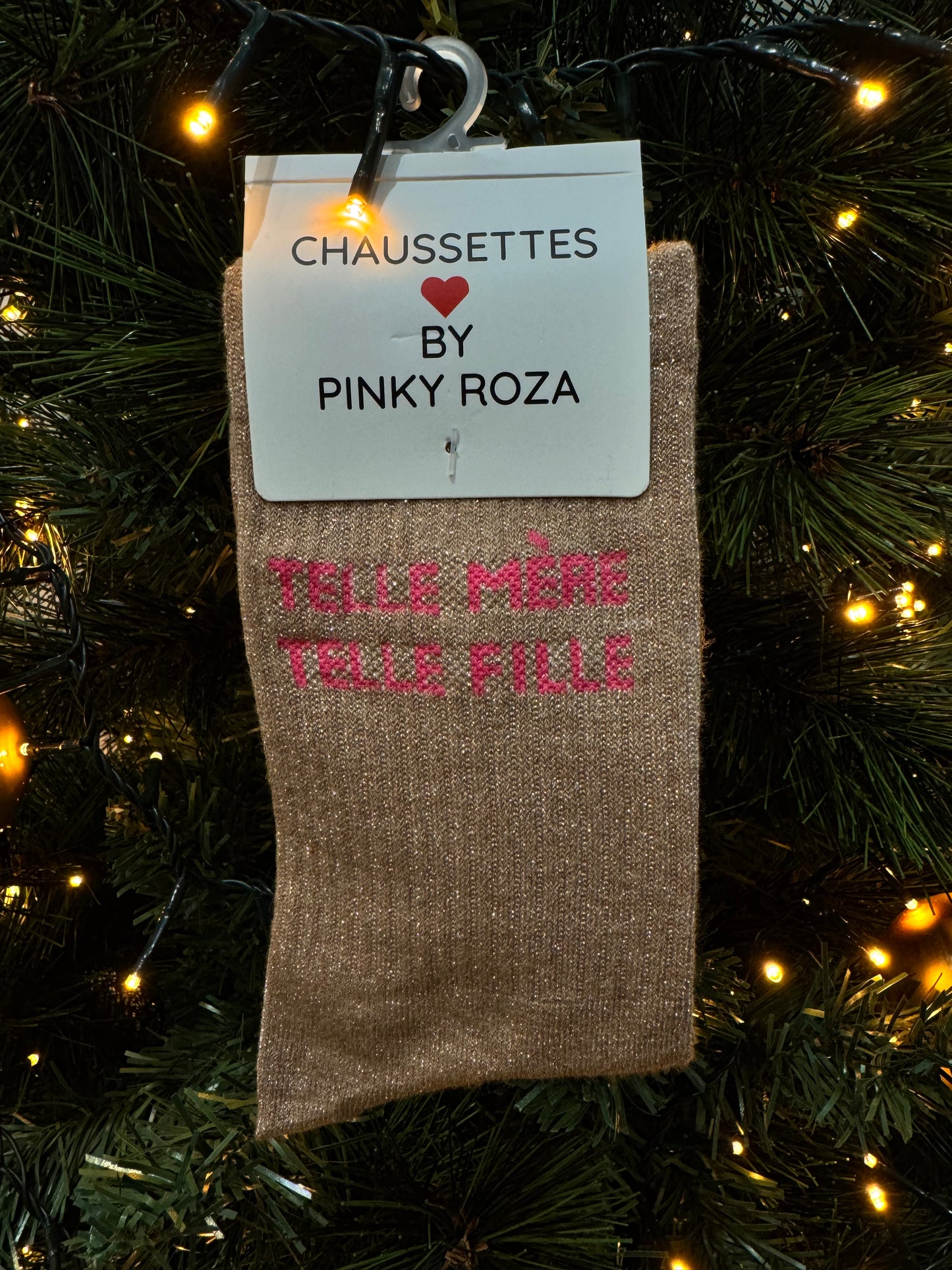 Chaussettes "Telle mère telle fille"