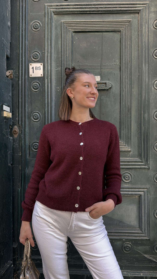 Gilet MILIE bordeaux