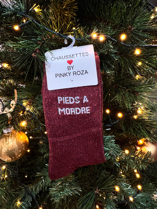 Chaussettes "Pieds à mordre"